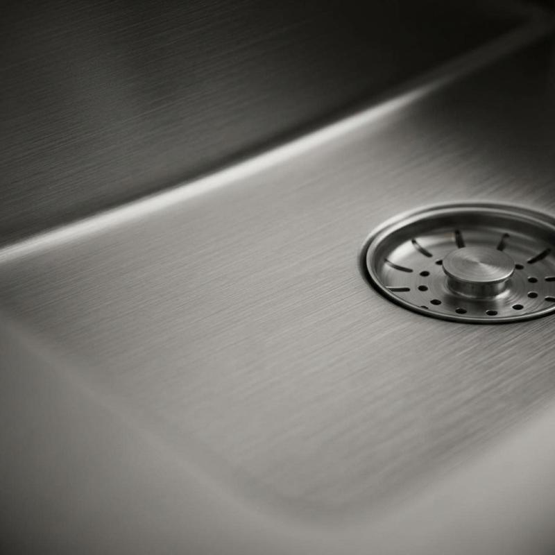 Pure.Sink Comfort Gun metal Grote Spoelbak 75x40cm Tapwing met kraanopening PCM7540T-61